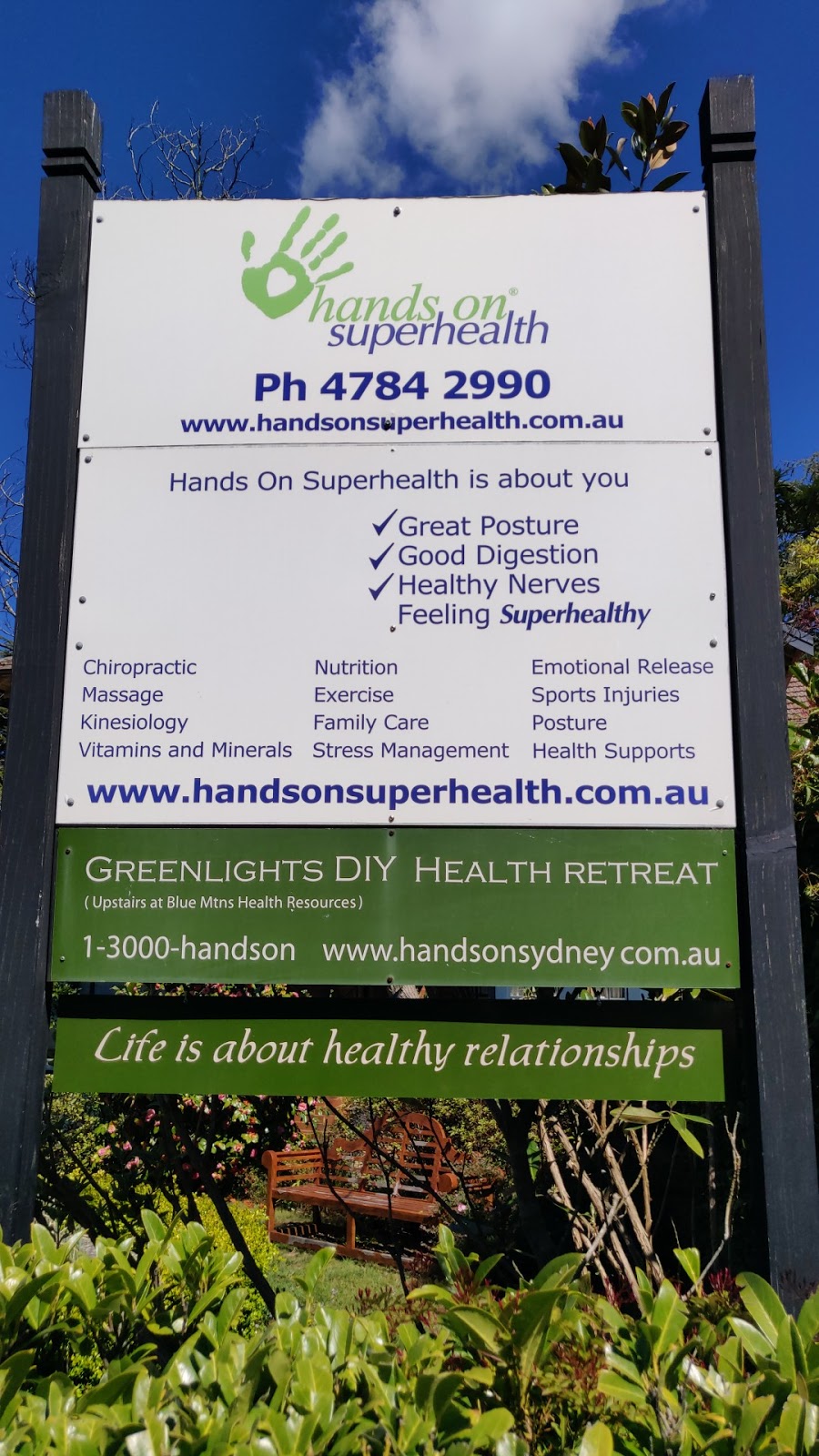 Hands On Superhealth Leura | health | Unit 20/6-8 Herbert St, Leura NSW 2780, Australia | 0247842990 OR +61 2 4784 2990
