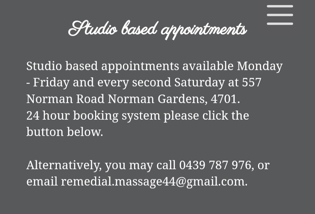 RMT Mobile Massage | 557 Norman Rd, Norman Gardens QLD 4701, Australia | Phone: 0439 787 976