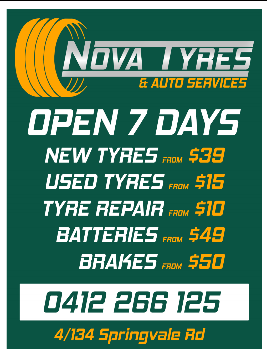 Nova Tyres Springvale: Tyres & Wheels | car repair | 4/134 Springvale Rd, Springvale VIC 3171, Australia | 0395624269 OR +61 3 9562 4269