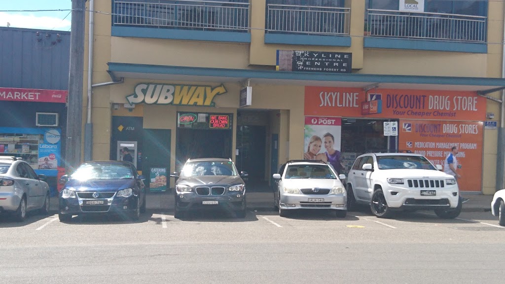 Subway | restaurant | 2/14 Frenchs Forest Rd E, Frenchs Forest NSW 2086, Australia | 0294525939 OR +61 2 9452 5939