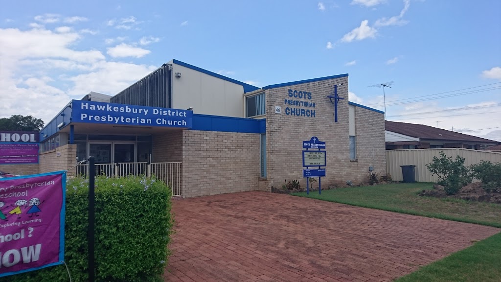 Hawkesbury District Presbyterian Church | church | 46 Drummond St, South Windsor NSW 2756, Australia | 0245774463 OR +61 2 4577 4463