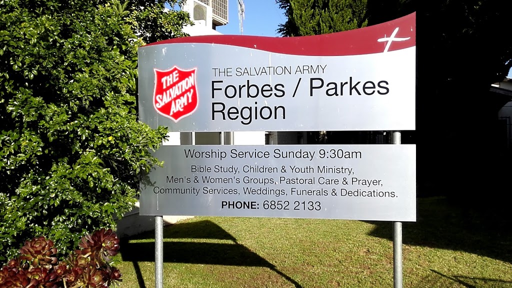 The Salvation Army Church Forbes | church | 128 Rankin St, Forbes NSW 2871, Australia | 0268522133 OR +61 2 6852 2133