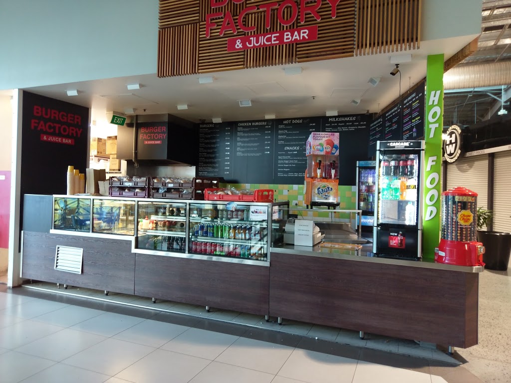 Burger Factory & Juice Bar | cafe | 100 Bulla Rd, Essendon Fields VIC 3041, Australia | 0399377388 OR +61 3 9937 7388