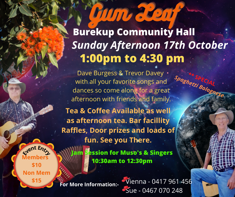 The South West Country Music Club Inc | Community Hall, 37 Russell Rd, Burekup WA 6235, Australia | Phone: 0467 070 248