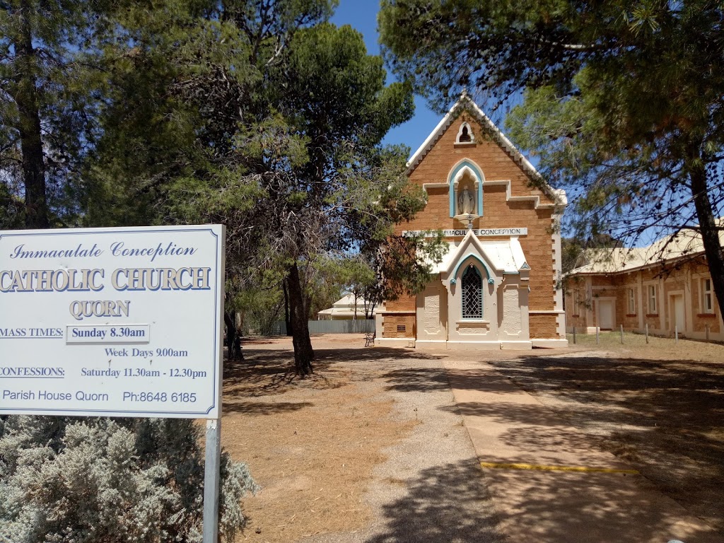 Church of the Immaculate Conception Catholic Church | church | 38 Railway Terrace, Quorn SA 5433, Australia | 0886486185 OR +61 8 8648 6185