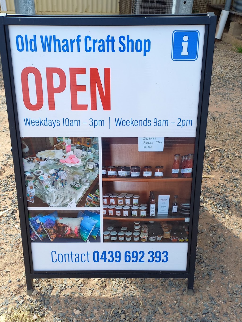 Old Wharf Craft Shop | Riverfront Precinct, Morgan SA 5320, Australia | Phone: 0439 692 393