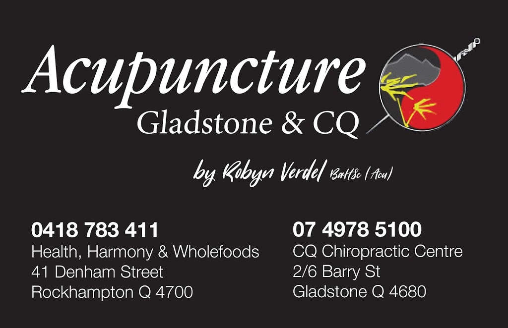 Acupuncture Gladstone & CQ - by Robyn Verdel | health | 2/6 Barry St, Gladstone QLD 4680, Australia | 0749785100 OR +61 7 4978 5100