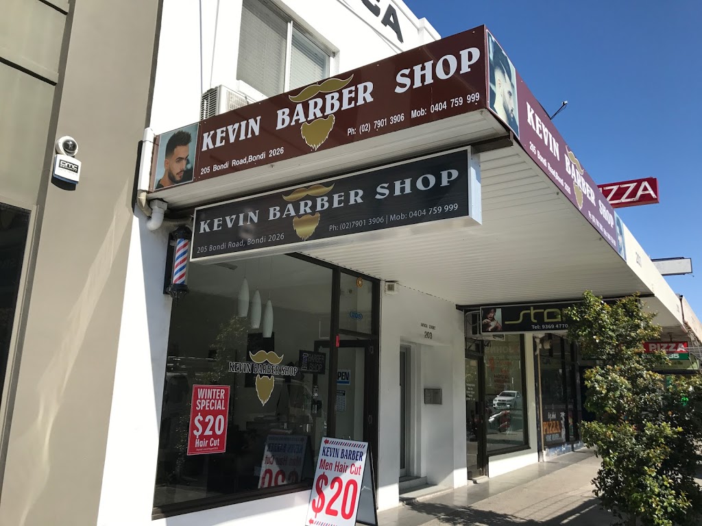 Kevin Barber Shop | 205 Bondi Rd, Bondi NSW 2026, Australia | Phone: (02) 7901 3906