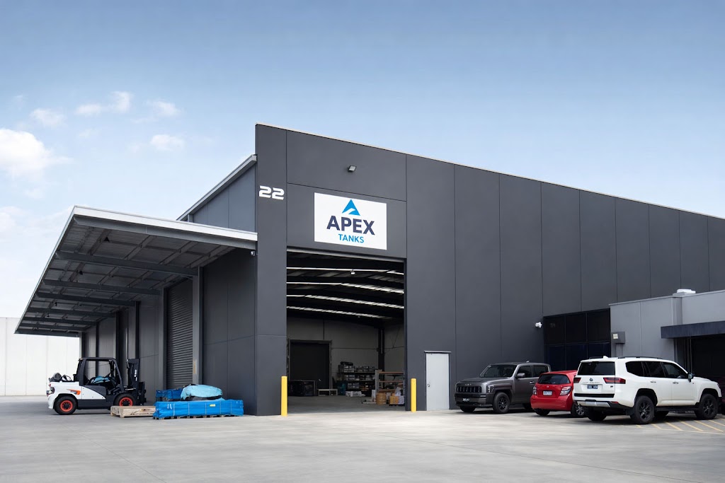 Apex Tanks | 22 Industrial Dr, Pakenham VIC 3810, Australia | Phone: (03) 8797 3894