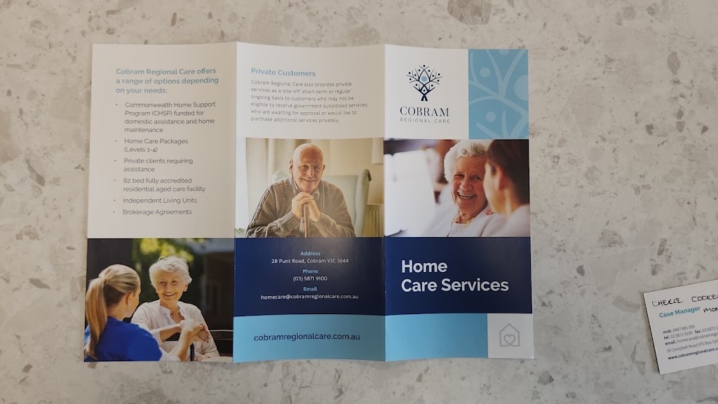 Cobram Regional Home Care | 16 Campbell Rd, Cobram VIC 3644, Australia | Phone: (03) 5871 9100
