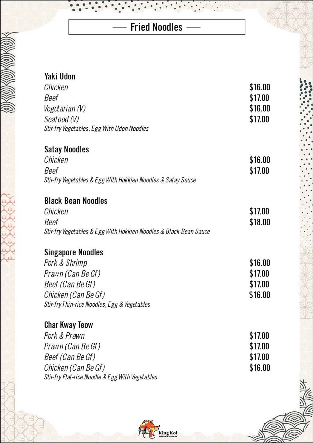 King Koi sushi bar & restaurant | shop 9/62 The Terrace, Ocean Grove VIC 3226, Australia | Phone: (03) 4202 2273