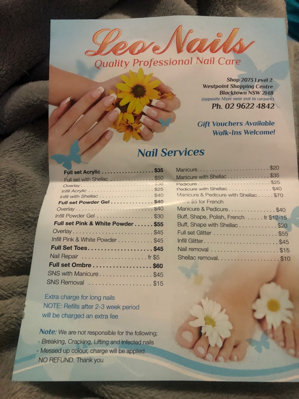 Leo Beauty and Nails | beauty salon | 2/17 Patrick St, Blacktown NSW 2148, Australia | 0296224842 OR +61 2 9622 4842