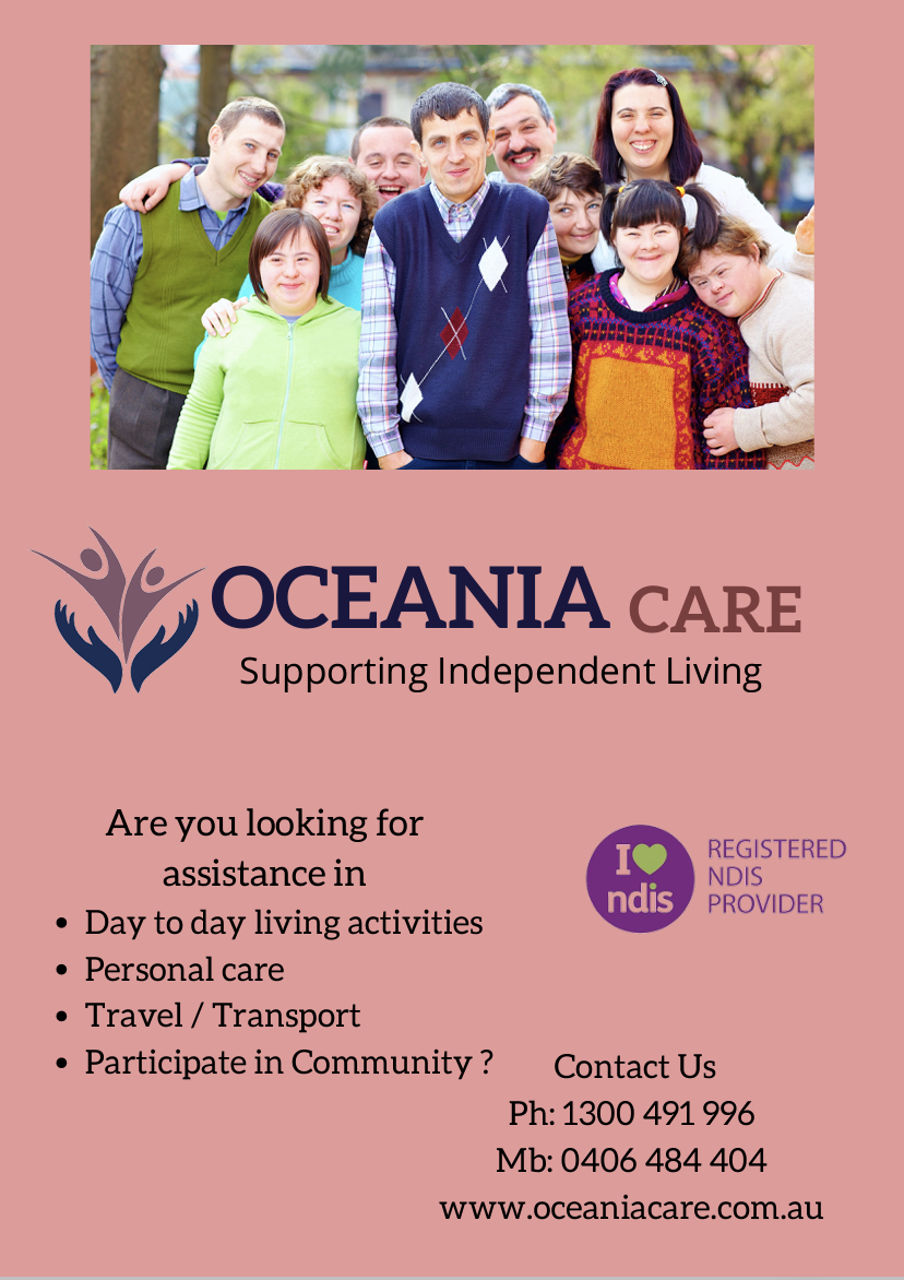 Oceania Care | health | unit 1/52 Crump St, Holland Park West QLD 4121, Australia | 1300491996 OR +61 1300 491 996