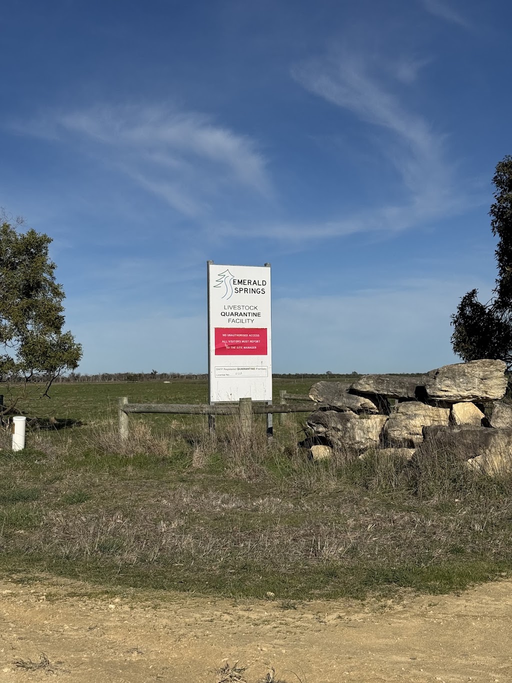 Emerald Springs Livestock Quarantine Facility | 300 Henkes Rd, Mumbannar VIC 3304, Australia | Phone: 0477 516 999