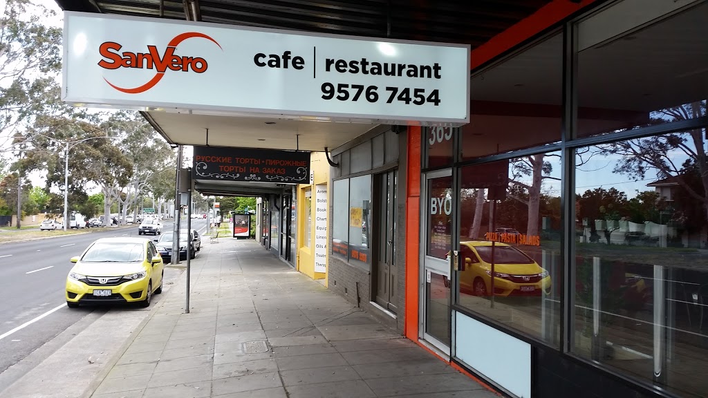 SANVERO CAFE & RESTAURANT | restaurant | 365 North Rd, Caulfield South VIC 3162, Australia | 0395767454 OR +61 3 9576 7454