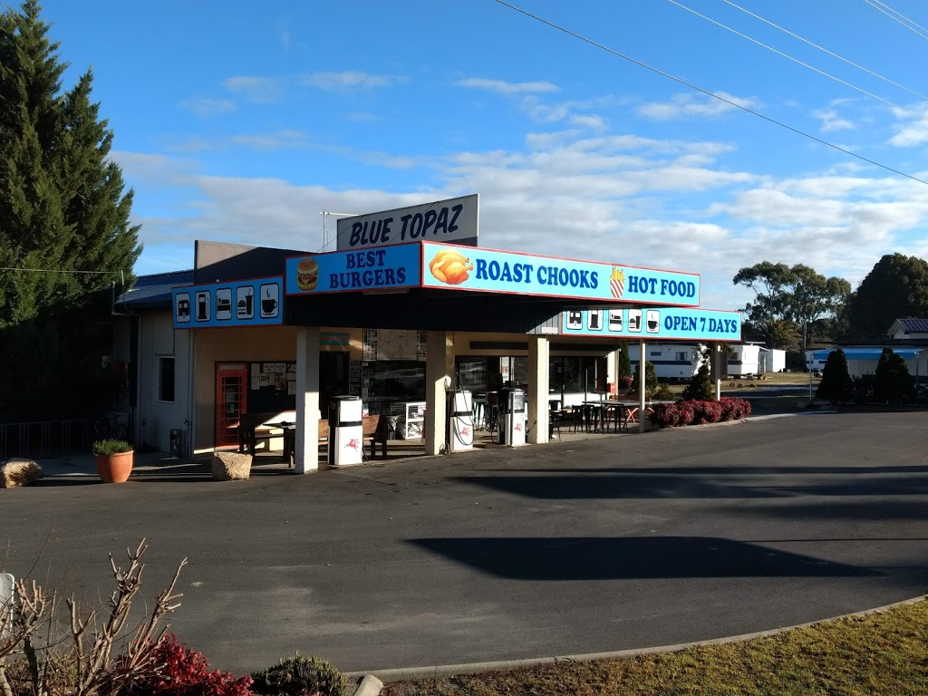 Blue Topaz Caravan Park Petrol Station | gas station | 26806 New England Hwy, Severnlea QLD 4380, Australia | 0746835279 OR +61 7 4683 5279