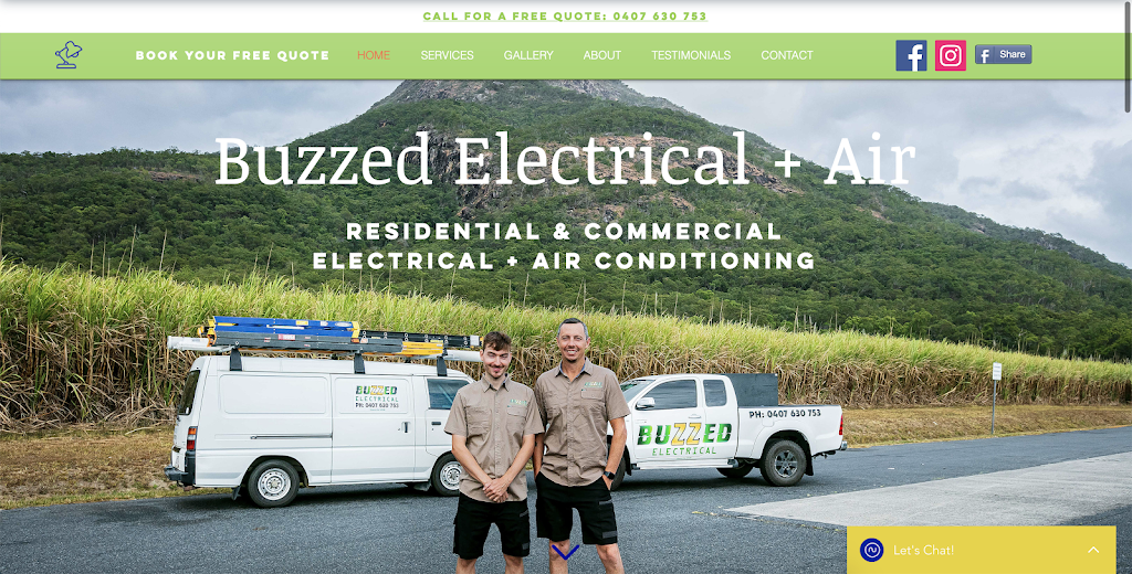 Buzzed Electrical + Air | electrician | 6 Mills Cl, Manoora QLD 4870, Australia | 0407630753 OR +61 407 630 753