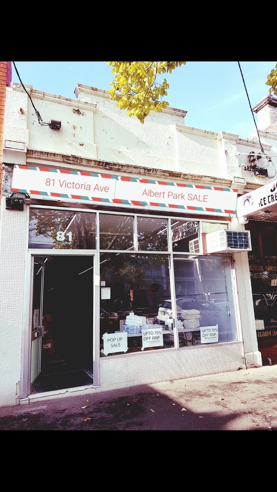 81 Vic Ave Outlet Store | home goods store | 81 Victoria Ave, Albert Park VIC 3206, Australia
