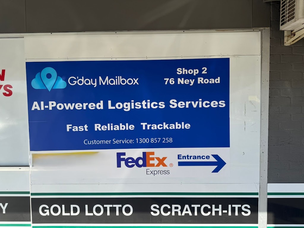 FedEx & others courier service - Gday Mailbox Capalaba | Shop 2/76 Ney Rd, Capalaba QLD 4157, Australia | Phone: 1300 857 258