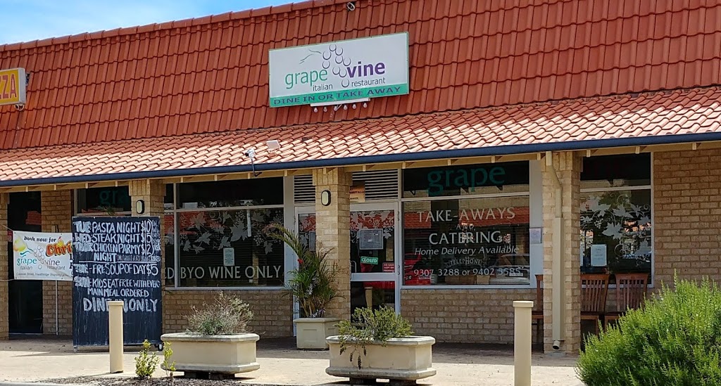Grapevine Italian Restaurant | meal delivery | 99 Caridean St, Heathridge WA 6027, Australia | 0893073288 OR +61 8 9307 3288