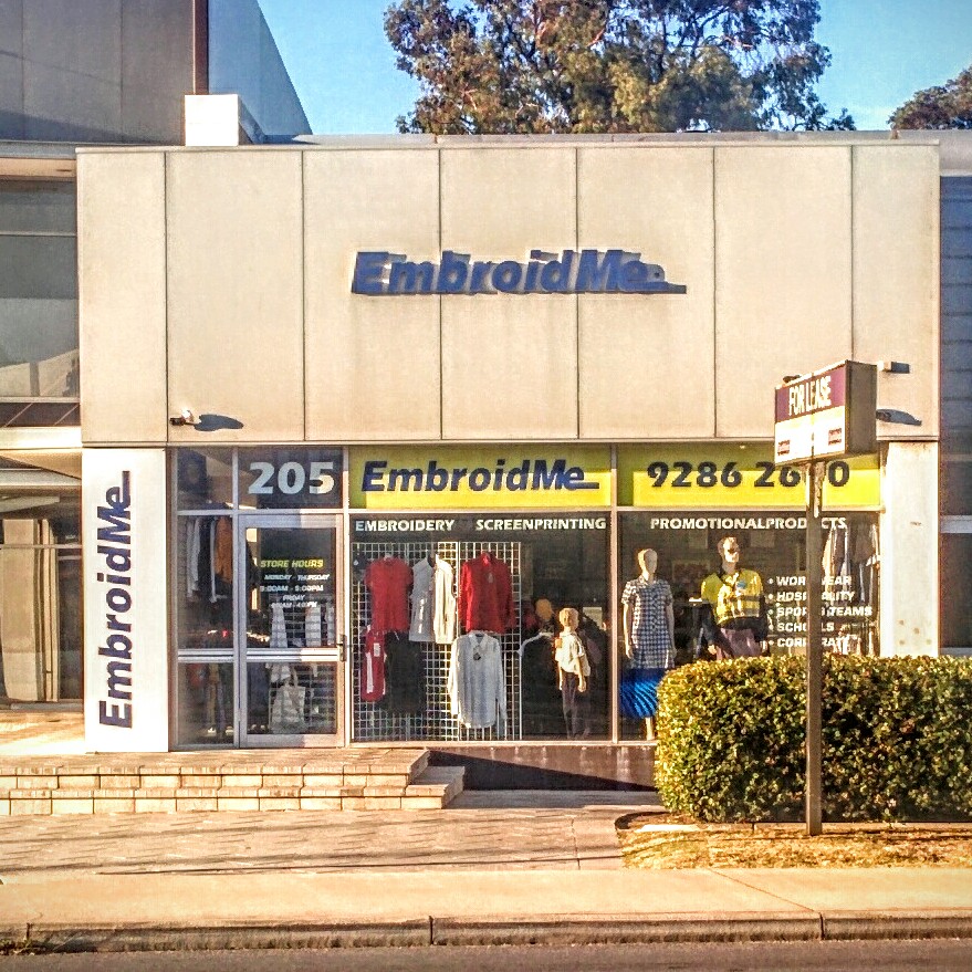 EmbroidMe Claremont | 1/205 Stirling Hwy, Claremont WA 6010, Australia | Phone: (08) 9286 2600