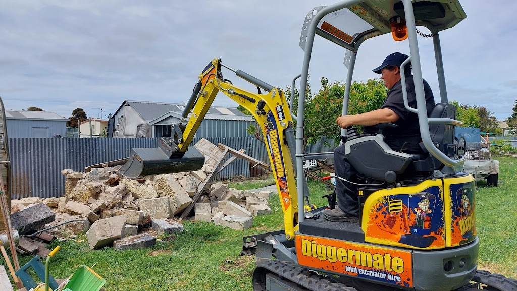 Diggermate Mini Excavator Hire Millicent | 61 Mount Gambier Rd, Millicent SA 5280, Australia | Phone: 0437 130 972