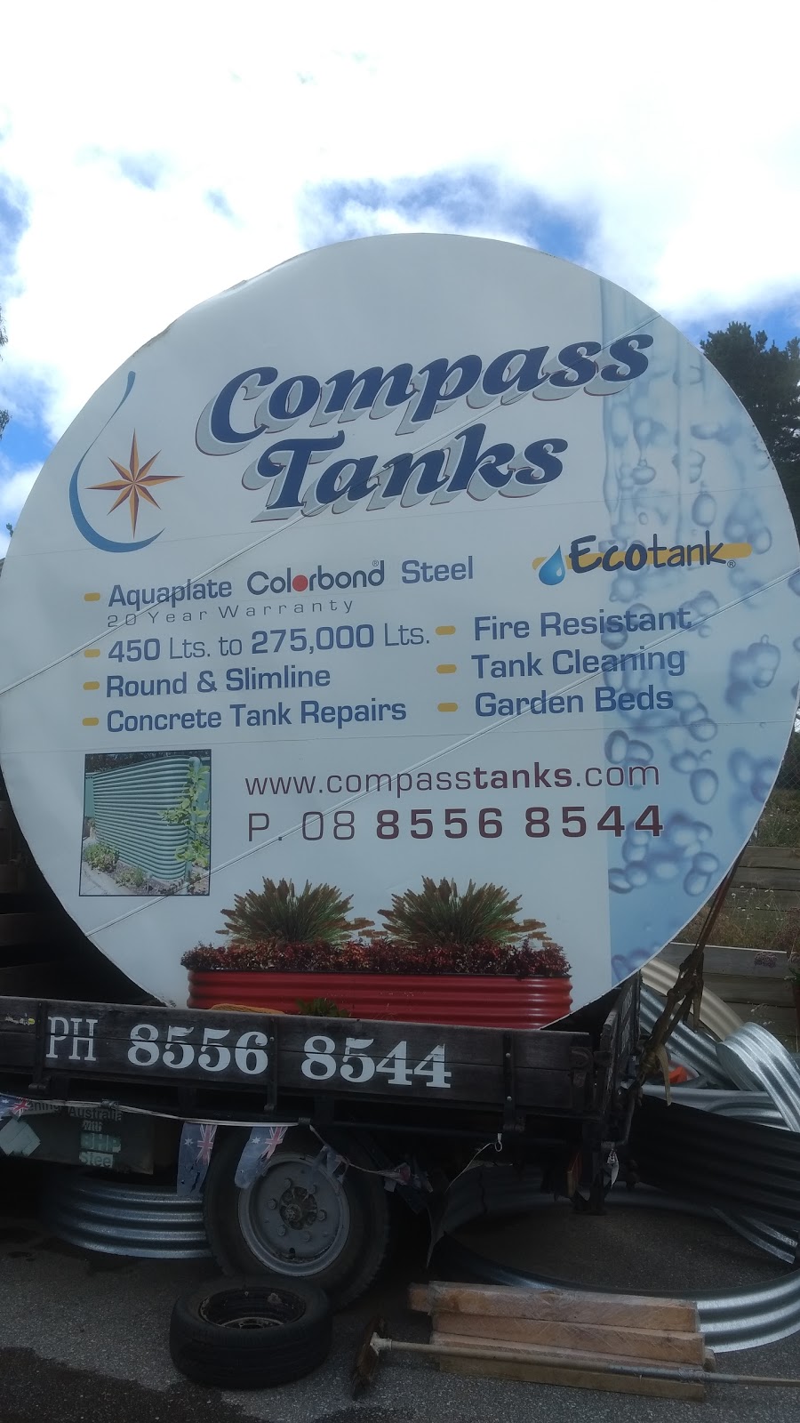 Compass Tanks | 38 Sand Mine Rd, Mount Compass SA 5210, Australia | Phone: (08) 8556 8544