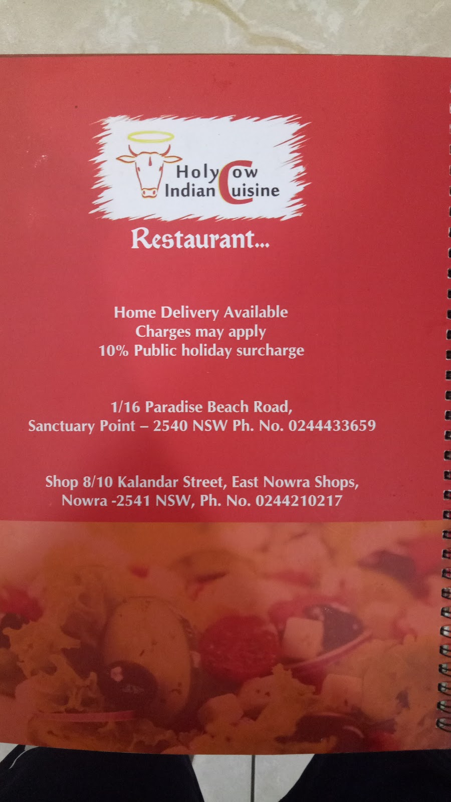 Holy Cow Indian Cuisine, South Nowra | restaurant | 8/110 Kalandar St, Nowra NSW 2541, Australia | 0411899021 OR +61 411 899 021