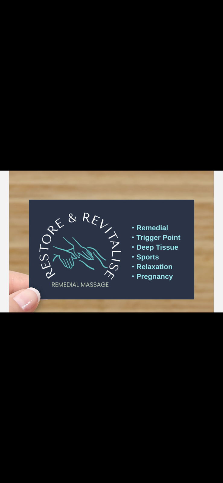 Restore and Revitalise Remedial Massage | 1051 Boals Rd, Numurkah VIC 3636, Australia | Phone: 0408 358 873