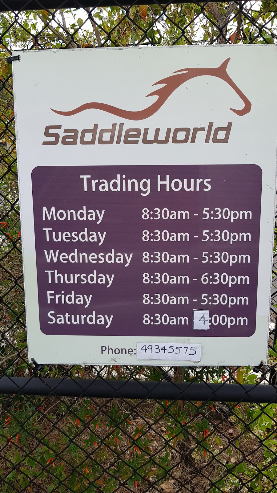 Saddleworld | clothing store | 48 Ken Tubman Dr, Maitland NSW 2320, Australia | 0249345575 OR +61 2 4934 5575