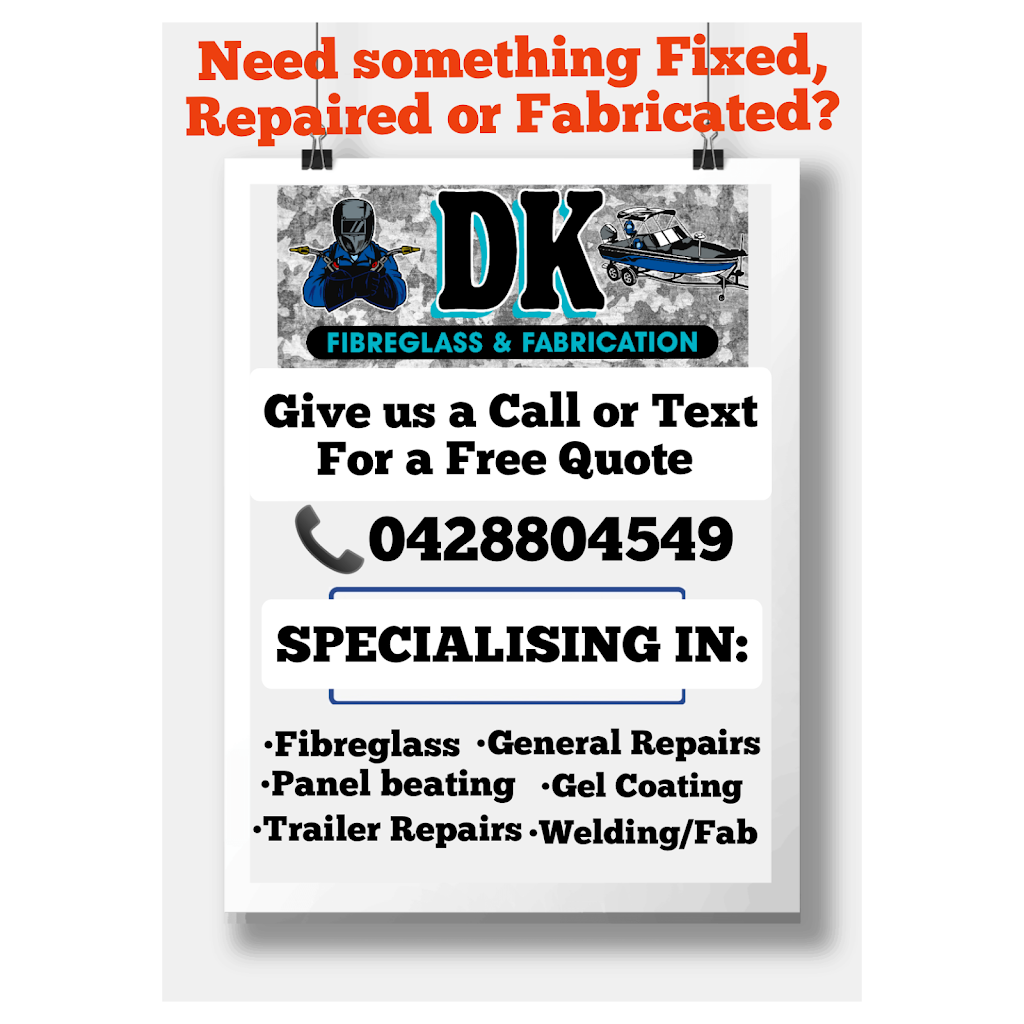 DK Fibreglass and Fabrication | 38 Chambers St, Geurie NSW 2818, Australia | Phone: 0428 804 549