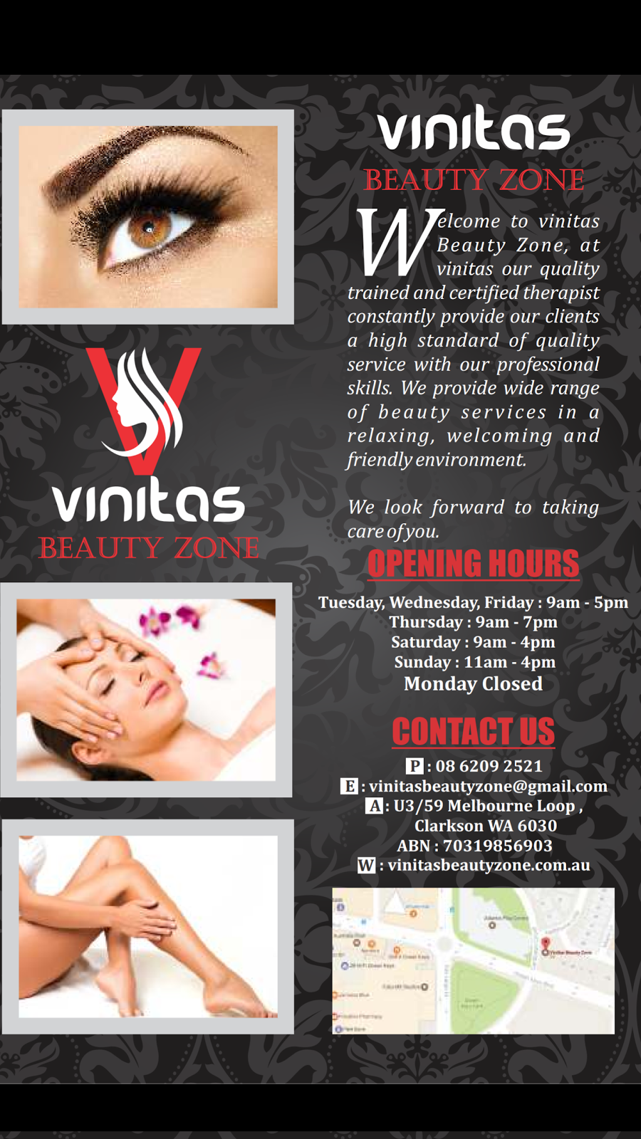 Vinitas Beauty Zone | hair care | Shop 7/30 Ainsbury Parade, Clarkson WA 6030, Australia | 0416371606 OR +61 416 371 606