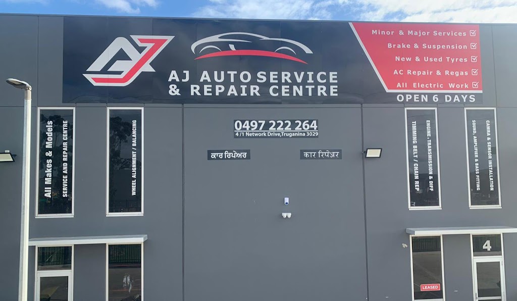 AJ Auto Service and Repair Centre | car repair | 1 Network Dr, Truganina VIC 3029, Australia | 0497222264 OR +61 497 222 264