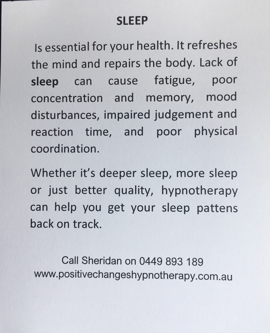 positive changes hypnotherapy | health | Mariners Building, Tuggerah NSW 2261, Australia | 0449893189 OR +61 449 893 189