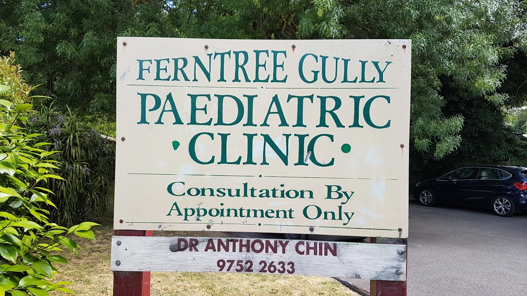 Ferntree Gully Paediatrics Clinic- Dr Chin Anthony | doctor | 1 Mount View Rd, Upper Ferntree Gully VIC 3156, Australia | 0397522633 OR +61 3 9752 2633