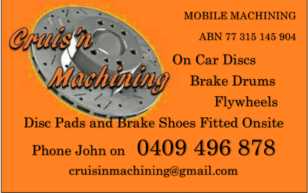Cruisn Machining | 37 Diana St, Capalaba QLD 4161, Australia | Phone: 0409 496 878