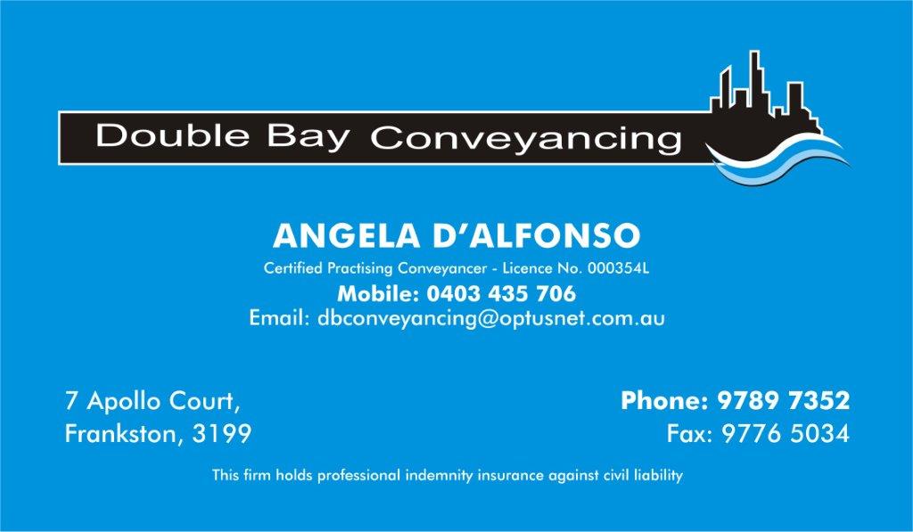 Double Bay Conveyancing | 7 Apollo Ct, Frankston VIC 3199, Australia | Phone: (03) 9789 7352