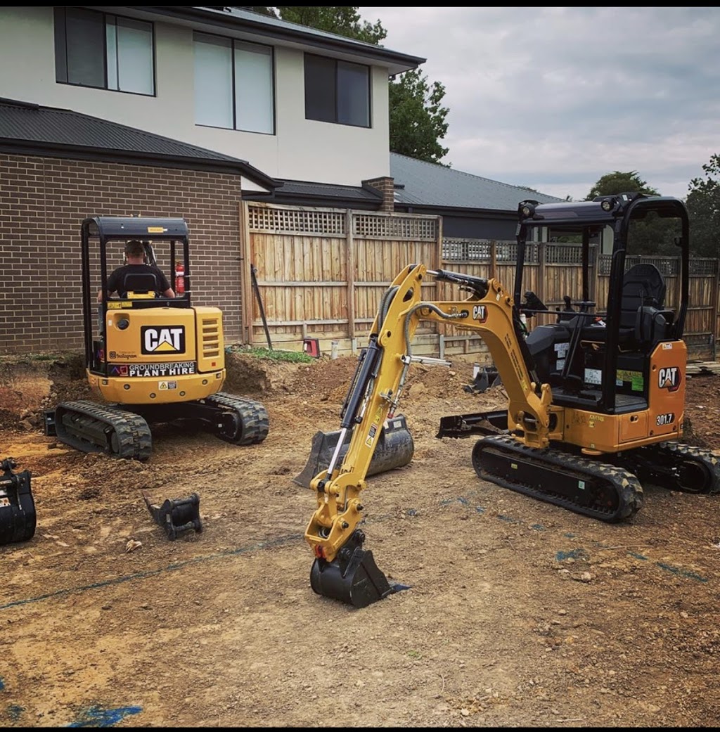 Groundbreaking Plant Hire Pty Ltd | 2/1 Merino St, Rosebud VIC 3939, Australia | Phone: 1300 181 215