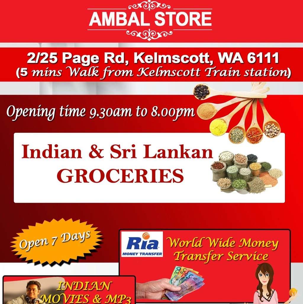 AMBAL STORE | store | 2/25 Page Rd, Kelmscott WA 6111, Australia | 0893902222 OR +61 8 9390 2222