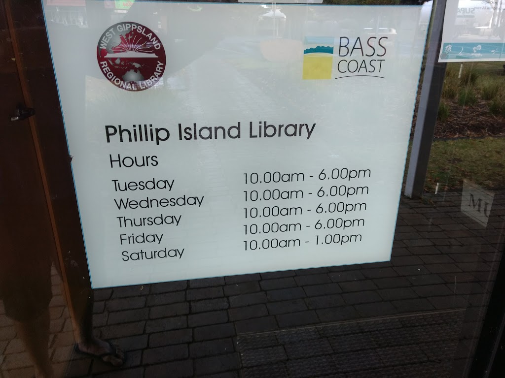 Phillip Island Library - West Gippsland Libraries | library | 89 Thompson Ave, Cowes VIC 3922, Australia | 0359522842 OR +61 3 5952 2842