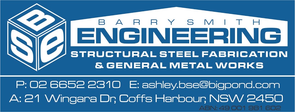 Barry Smith Engineering PTY Ltd. | 21 Wingara Dr, Coffs Harbour NSW 2450, Australia | Phone: (02) 6652 2310