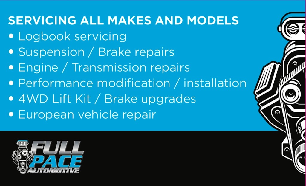Full pace automotive | 0, Blackwood VIC 3458, Australia | Phone: 0429 023 730