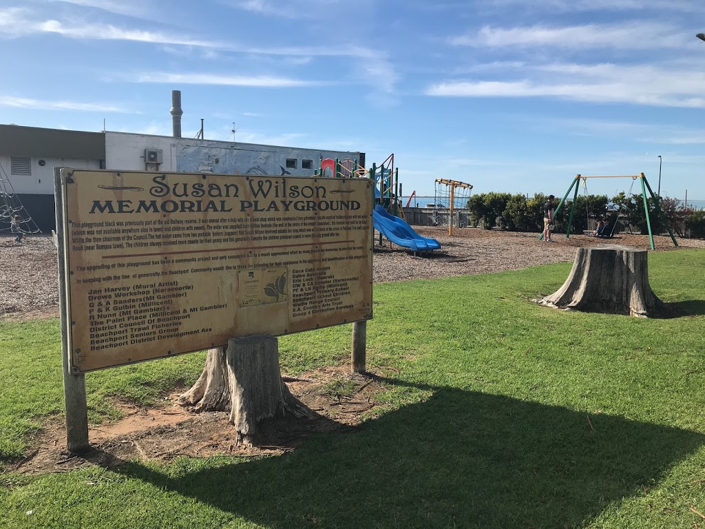 Susan Wilson Memorial Playground |  | 4 Railway Terrace, Beachport SA 5280, Australia | 0887358029 OR +61 8 8735 8029