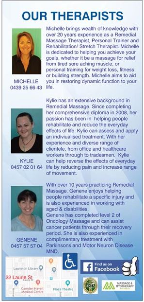 Camden Haven Remedial Massage & Personal Training | health | 1/22 Laurie St, Laurieton NSW 2443, Australia | 0457020164 OR +61 457 020 164