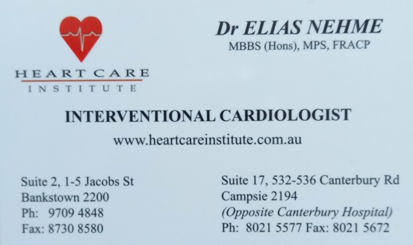 International Cardiologist | 532-536 Canterbury Rd, Campsie NSW 2194, Australia | Phone: (02) 8021 5577