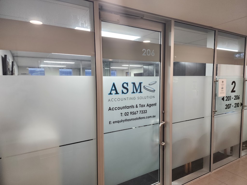 ASM Accounting Solutions | Lvl 2, Suite 206/13A Montgomery St, Kogarah NSW 2217, Australia | Phone: (02) 9567 7333