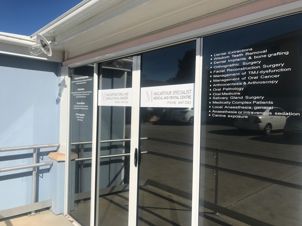 Macarthur Oral and Maxillofacial Surgery at Macarthur Specialist | 48 Wilson Cres, Narellan NSW 2567, Australia | Phone: (02) 4647 0363
