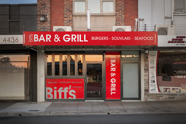 Biffs Bar and Grill | restaurant | 563 High St, Preston VIC 3072, Australia | 0394788823 OR +61 3 9478 8823