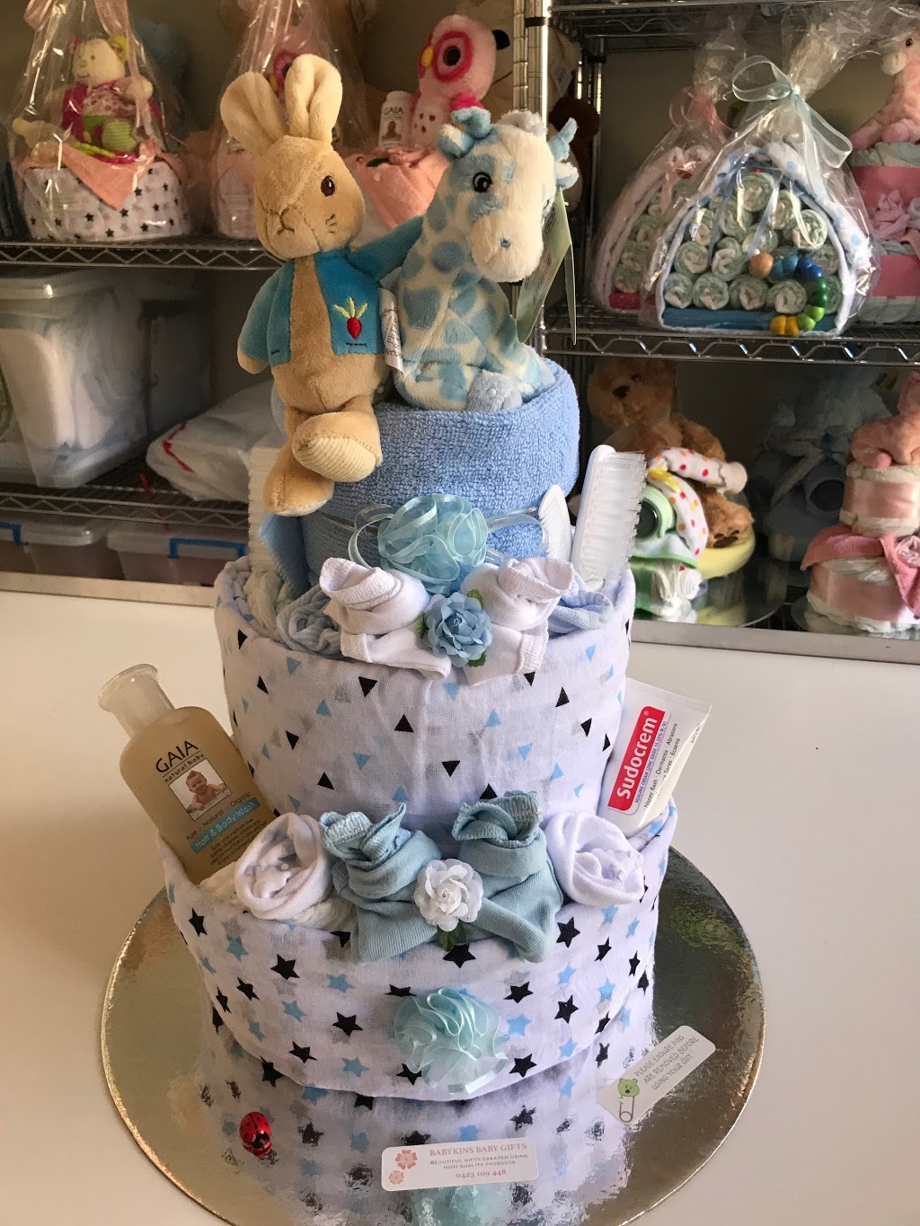 Babykins Baby Gifts - Nappy Cakes and Baby Gifts | 3 Amstel Mews, Cranbourne VIC 3977, Australia | Phone: 0423 109 448