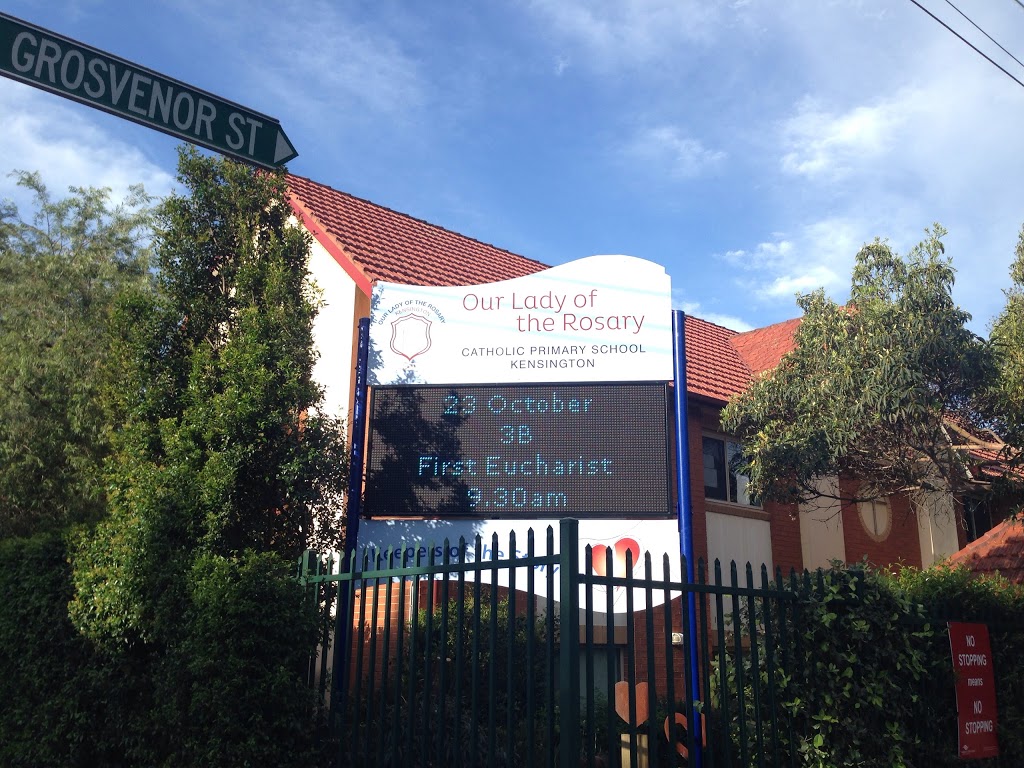 Our Lady of The Rosary Catholic Primary School | 1B Kensington Rd, Kensington NSW 2033, Australia | Phone: (02) 9663 3346